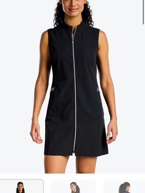 NVOSport NWT Bianka Golf  Dress in Black | Size Medium